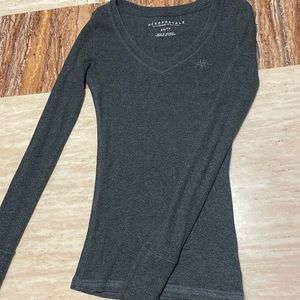 Womens Aeropostale v-neck long sleeve